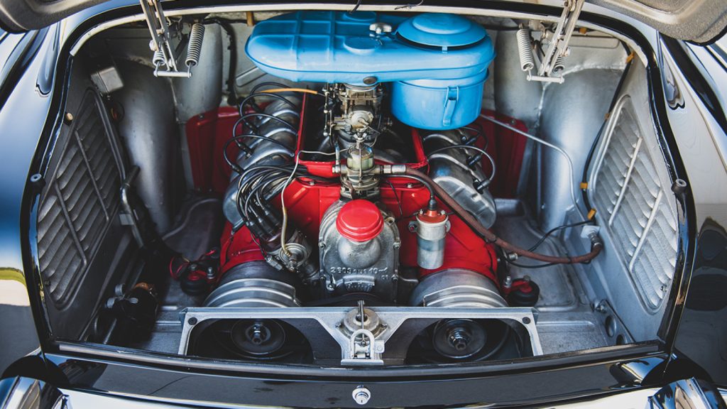 Vintage Car Engine in Peak Condition